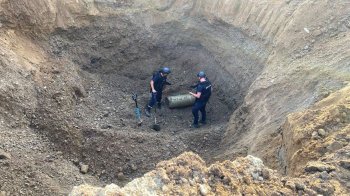 Місце падіння ракети