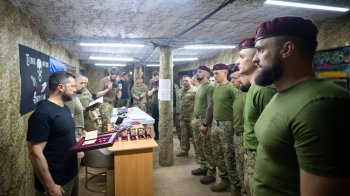 Володимир Зеленський відзначив державними нагородами бійців 80-ї Галицької бригади