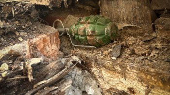 Граната часів II Світової війни, яку знайшли під дахом у Львові