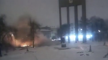 У центрі Львова зафіксували влучання ворожого безпілотника