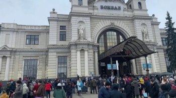 На початку вторгнення львівський вокзал приймав у 20 разів більше пасажирів