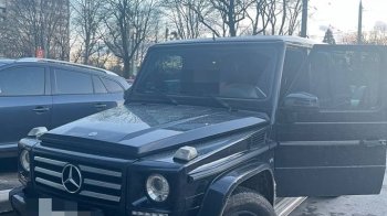 Автомобіль злочинця. Фото: Патрульна поліція Львівщини