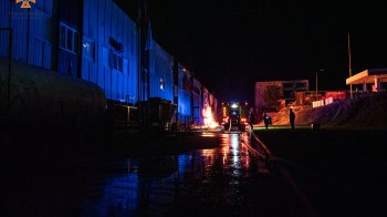 У Тернополі сталася масштабна пожежа на одному з підприємств