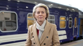 Урсула фон дер Ляєн приїхала до Києва у річницю повномасштабного вторгнення