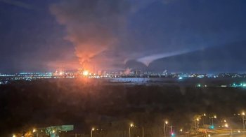 Удар по НПЗ поблищу Самари