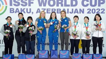 Маємо "золото": львів’янка Анастасія Німець, в команді, стала першою на етапі Кубка світу з кульової стрільби