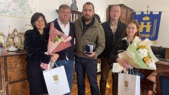 Стриянину–«азовцю», який повернувся з полону, вручили відзнаку за честь та мужність