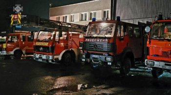 Спецтехніка та спорядження: рятувальники Львівщини отримали гуманітарну допомогу від німецьких колег