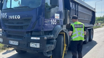 На Львівщині п’ятьох водіїв вантажівок оштрафували за перевищення ваги