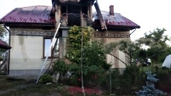 У селі Львівського району горів житловий будинок (Фото)