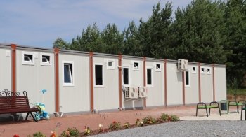 На Яворівщині відкрили модульне містечко для переселенців