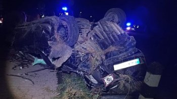 25-річний водій загинув у перевернутому авто на трасі в Раві-Руській