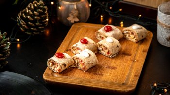 Рецепт рулетиків  з лаваша з ніжною начинкою