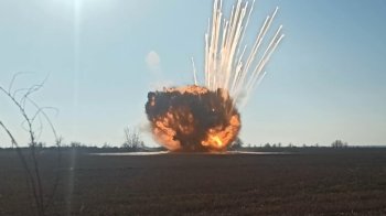 Національна поліція показала знищення російської ракети Х-101