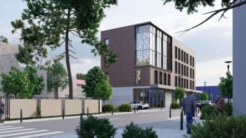 Візуалізація будівлі медичного центру