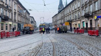 У Львові тимчасово перекрито частину вулиці Городоцької: громадський транспорт курсуватиме зі змінами