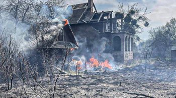 Під час пожежі сухої трави у дачному кооперативі на Львівщині загинув чоловік