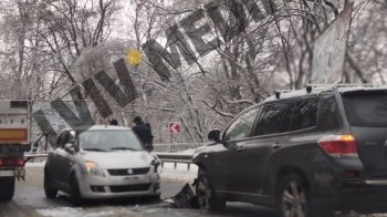 Поблизу Львова сталася потрійна ДТП: фото