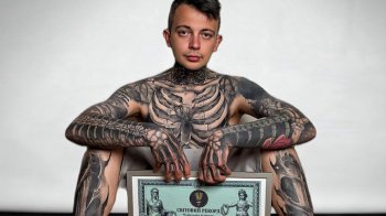 Танатопрактик з Дрогобича встановий новий світовий рекорд з боді-арту