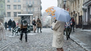 У Львові та області на 12 лютого прогнозують дощ з мокрим снігом