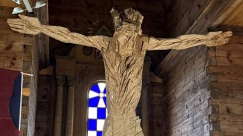 У львівському скансені відкрили виставку у дерев’яному костелі 1936 року