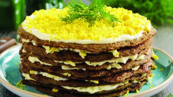 Домашній печінковий торт: класичний рецепт