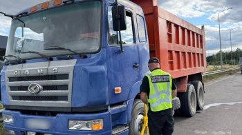 На Львівщині перевізника оштрафували на 51 000 грн за перевантаження самоскида