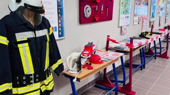 Клас безпеки у школі на Самбірщині, фото Львівської ОВА