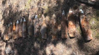 На Золочівщині знайшли ручну гранату та артилерійський снаряд часів Другої світової війни