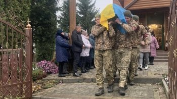 На Городоччині провели в останню путь загиблого Героя