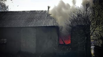 На Яворівщині внаслідок пожежі травмувався 75-річний чоловік