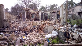 російські загарбники знищили у Бучі архів В'ячеслава Чорновола