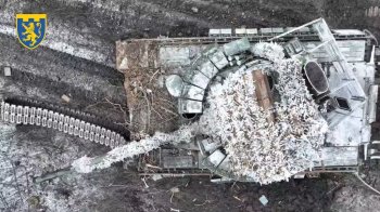 Військові 103-ї львівської бригади дронами знищили російську техніку