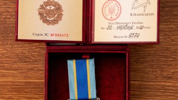 Президент нагородив захисника з Львівщини медаллю