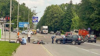 У Трускавці авто збило мотоцикліста