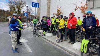 Півсотні велосипедистів випробували маршрут до Крехівського монастиря