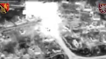 Гармаші 45 артилерійської бригади знищили самохідну бомбометну установку ворога.