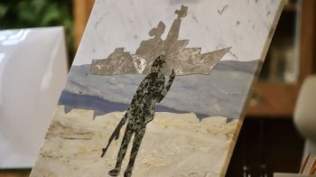 Картину з Львівщини «русский воєнний корабель…» продадуть на благодійному аукціоні: куди витратять кошти