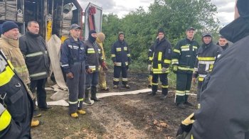 На Львівщині через підпал сухостою зайнялась потужна пожежа на торфовищі (фото)