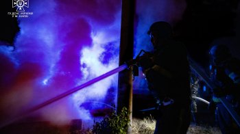 Нічна атака на Київ: надзвичайники повідомили про наслідки