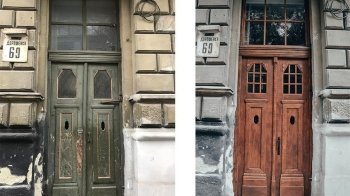 У Львові відновили історичну браму в старовинній кам'яниці