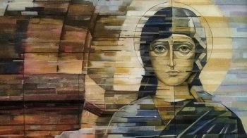 У музеї Шептицького презентували виставку живопису Володимира Слєпченка "Обрані часом"