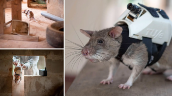 Щури зможуть допомагати людям, які знаходяться під завалами будинків: як це відбуватиметься