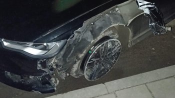 У Львові п’яний водій на Audi тікав від патрульних та розбив свій автомобіль
