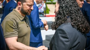 Зеленський провів зустріч з президенткою частково визнаного Косова