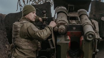 Українські артилеристи в Авдіївці, фото Олександра Тарнавського