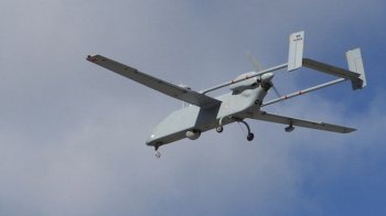 Українські зенітники збили російський БпЛА "Форпост".