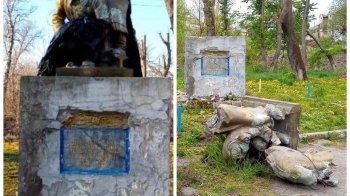 У Львівській області позбулись трьох радянських монументів