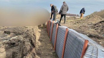 Будівництво оборонних споруд на Сумщині