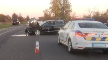 На Львівщині у ДТП потрапили одразу чотири авто